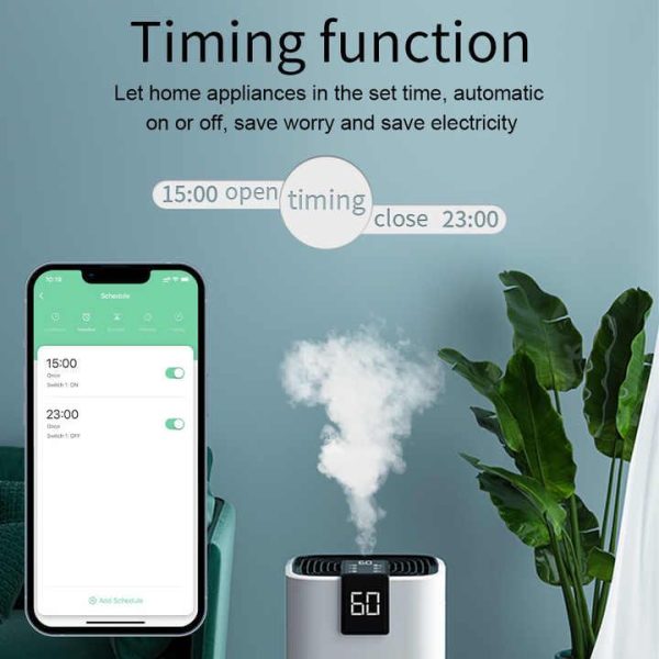 Tuya Wifi Socket Vietnam Standard Supports Remote Control Timer Switch Voice Control Home Smart Socket