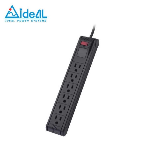 Power Strip with Surge Protector 6 NEMA USA Socket